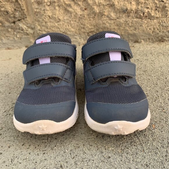 NIKE Star Runner Sneakers Toddler 6 6C Black Blue Running Shoes Unisex Girl Boys - Picture 3 of 9